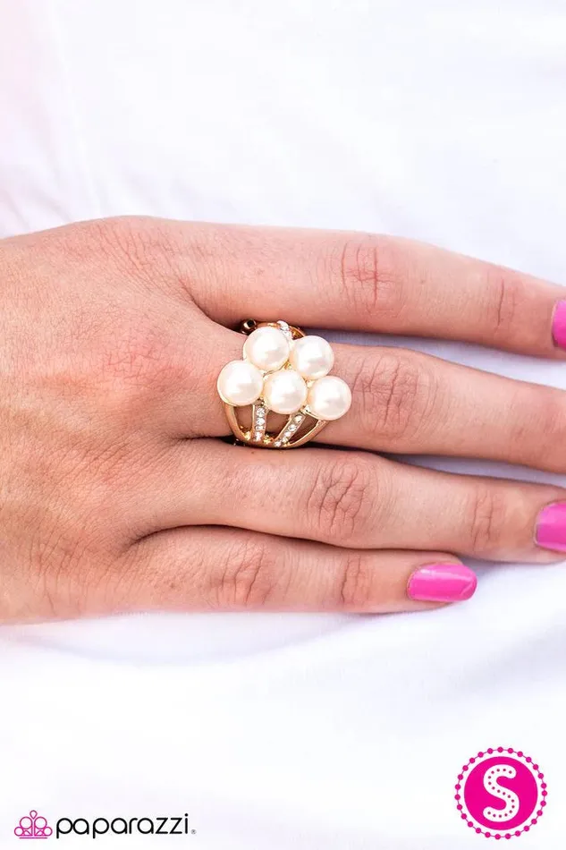 Paparazzi Ring Can You Keep A SEAcret Gold Paparazzi Jewelry Rings