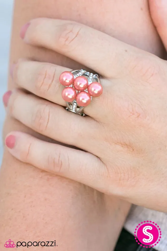 Paparazzi Ring Can You Keep A SEAcret Orange Paparazzi Jewelry Rings
