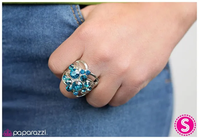 Paparazzi Ring Just Warming Up Blue Paparazzi Jewelry Rings