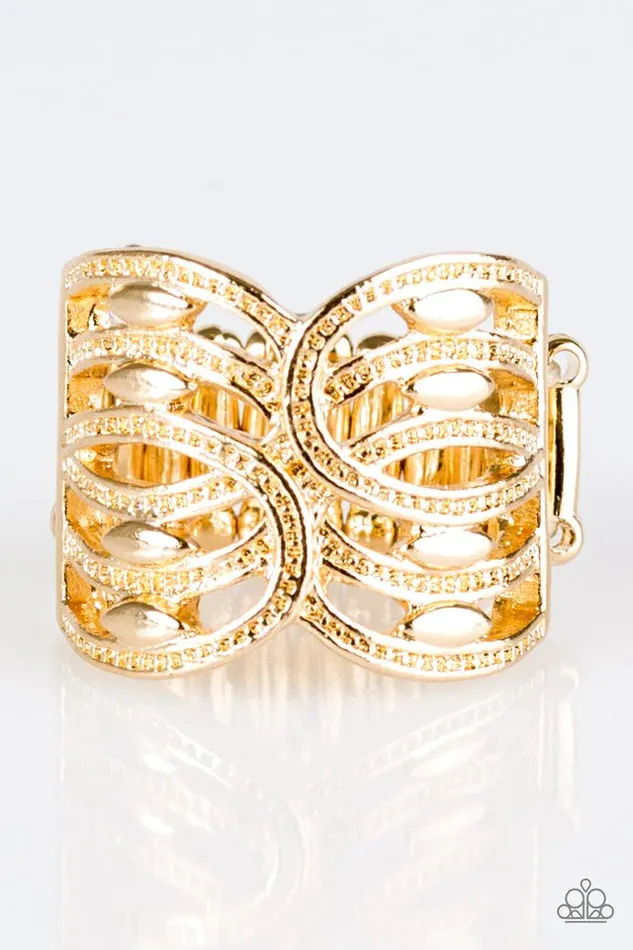 Paparazzi Ring The Glory DAZE Gold Paparazzi Jewelry Rings