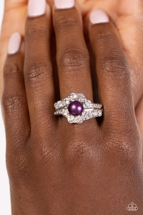 Paparazzi Ring Titanic Tango Purple Purple Paparazzi Jewelry Rings