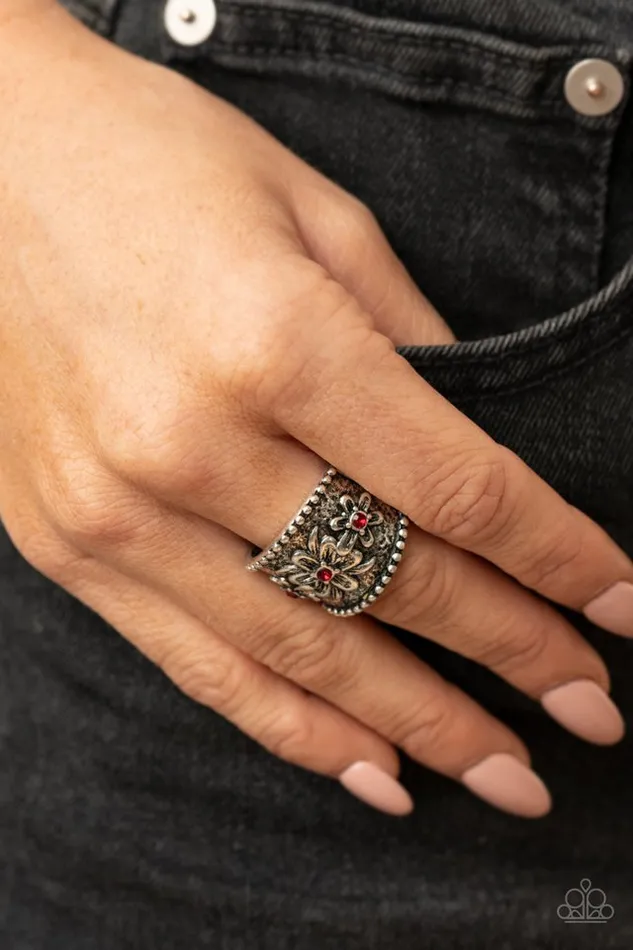 Paparazzi Ring Tropical Nights Red Paparazzi Jewelry Rings