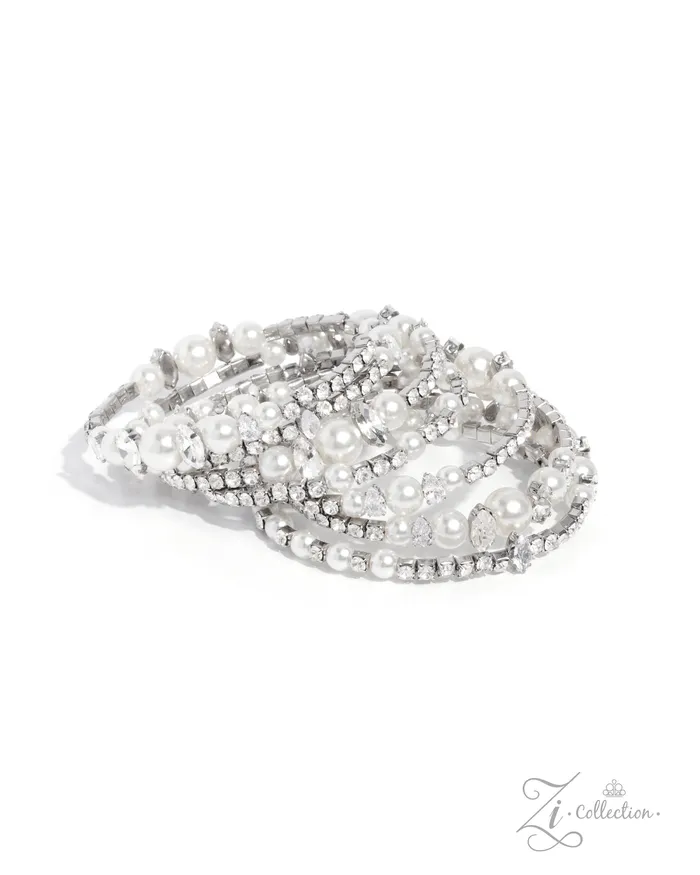 Paparazzi ZI Bracelet Sentimental Value White Paparazzi Jewelry Bracelets Paparazzi ZI Bracelet Sentimental Value White Paparazzi Jewelry Bracelets