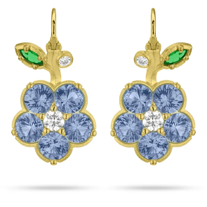 Paul Morelli Earrings Paul Morelli Blue Sapphire Wild Child Drop Earrings