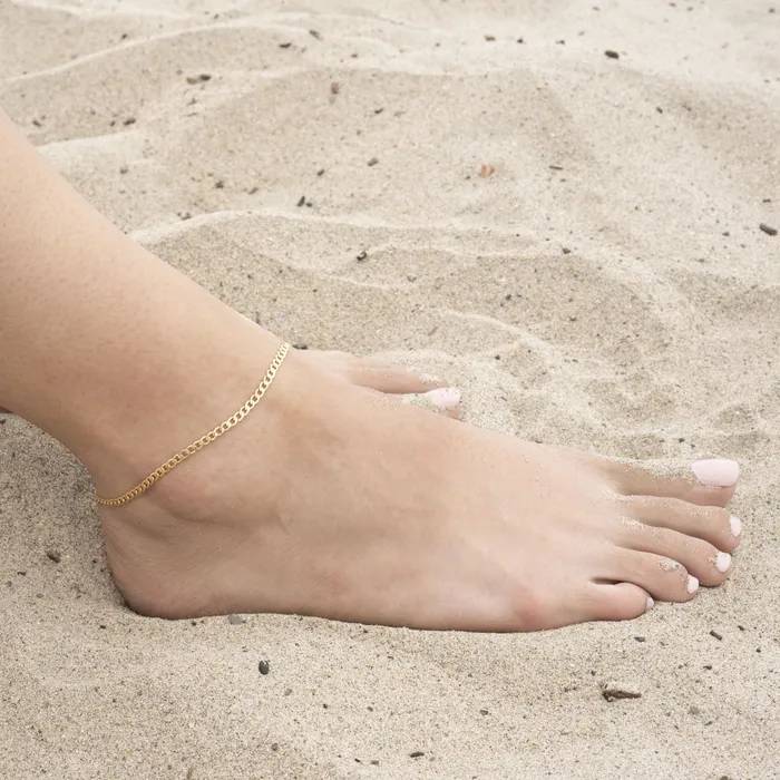PreStyled Sets TheRoseGypsy Gold Filled Curb Link Anklet