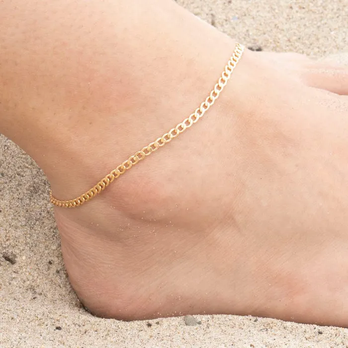 PreStyled Sets TheRoseGypsy Gold Filled Curb Link Anklet