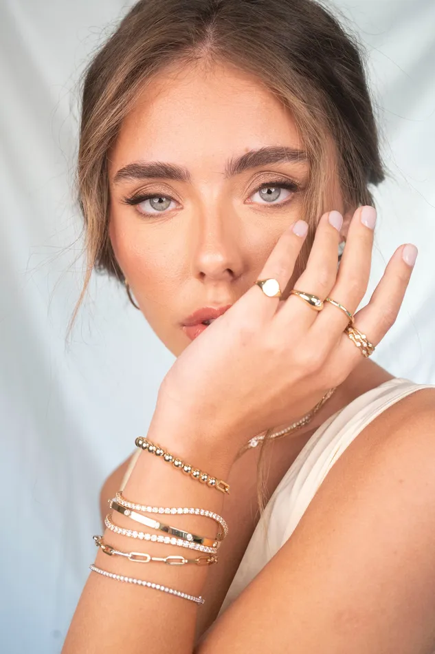 RG Bracelets 14K Tennis Bracelet 42 CTW