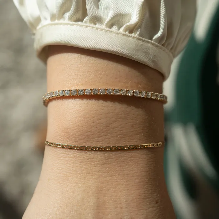 RG Bracelets 14K Tennis Bracelet 42 CTW
