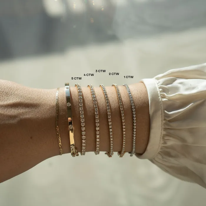RG Bracelets 14K Tennis Bracelet 42 CTW