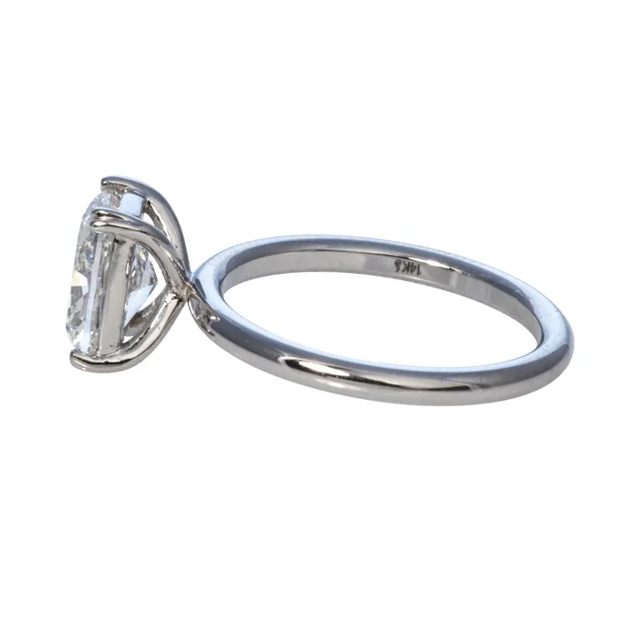 Rings Croghans 2ct I SI1 Cushion Brilliant Diamond Solitaire 14K Gold Engagement Ring
