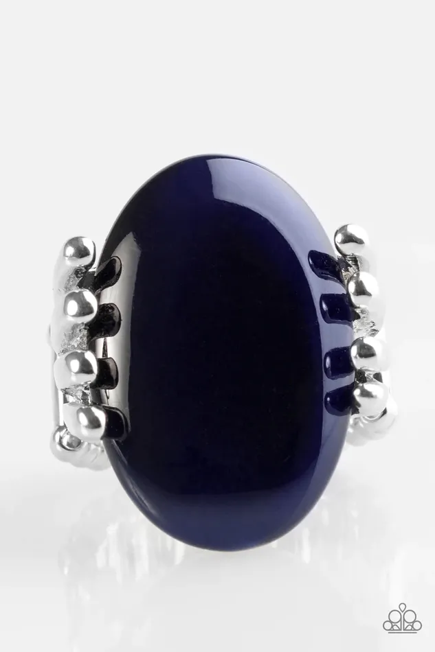 Rings Paparazzi Jewelry Paparazzi Ring All Will Be SHINE Blue
