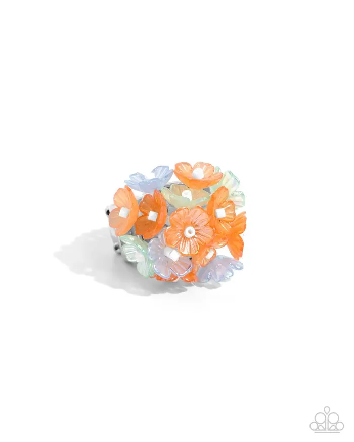 Rings Paparazzi Jewelry Paparazzi Ring Corsage Celebration Orange Rings Paparazzi Jewelry Paparazzi Ring Corsage Celebration Orange