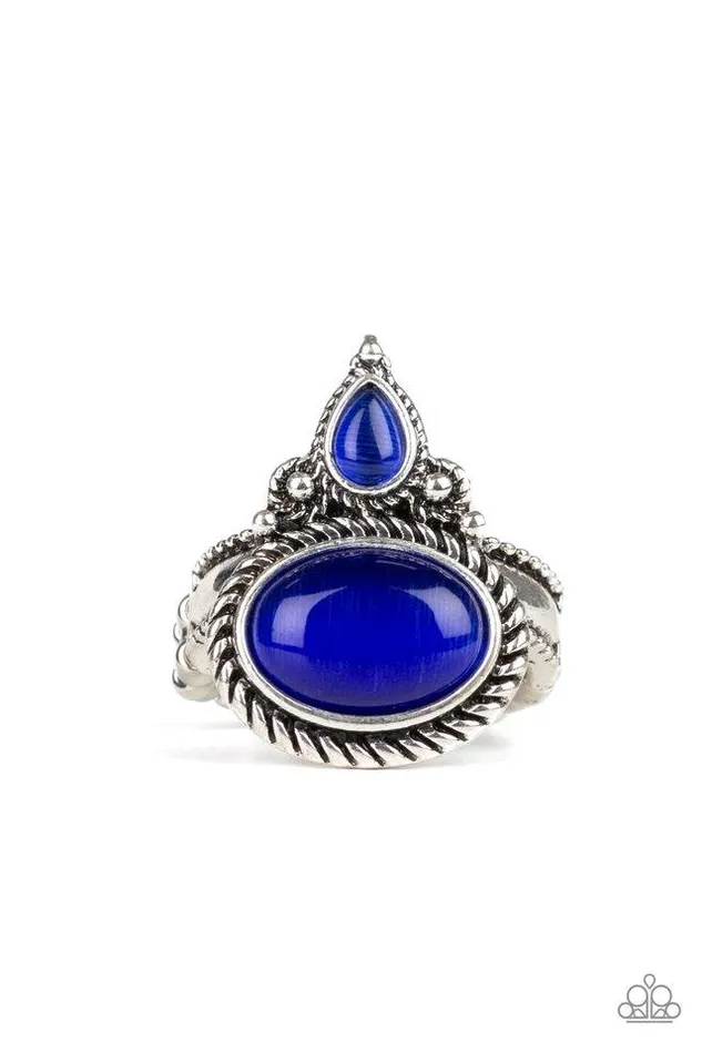 Rings Paparazzi Jewelry Paparazzi Ring Malibu Mist Blue