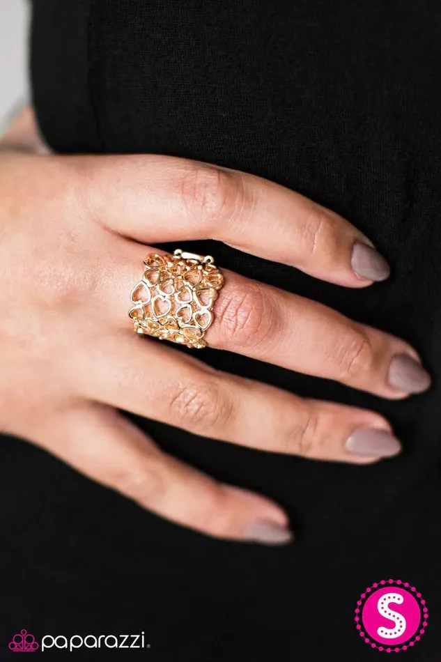 Rings Paparazzi Jewelry Paparazzi Ring More Than Love Gold