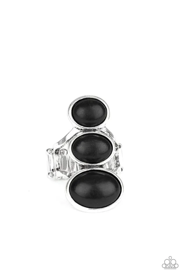 Rings Paparazzi Jewelry Paparazzi Ring Rural Revolution Black