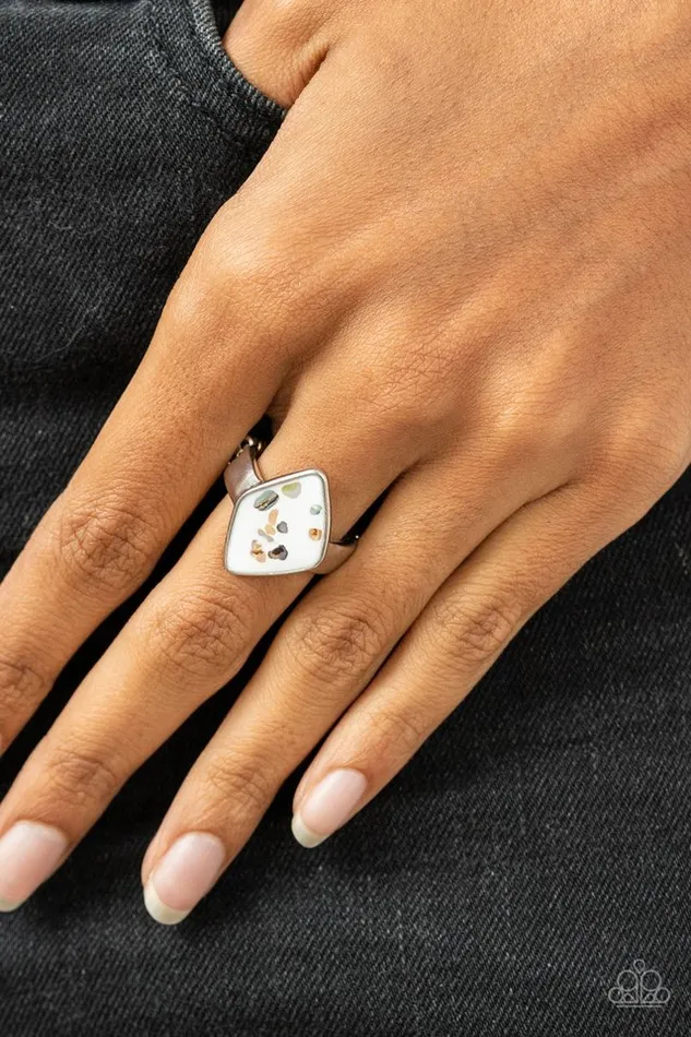 Rings Paparazzi Jewelry Paparazzi Ring Stellar Shores White