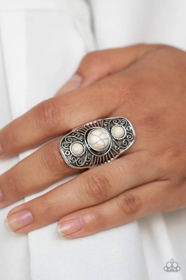 Rings Paparazzi Jewelry Paparazzi Ring Stone Oracle White