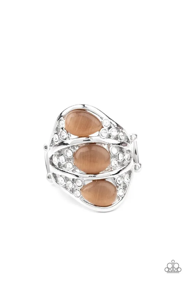 Rings Paparazzi Jewelry Paparazzi Ring Underrated Shimmer Brown Rings Paparazzi Jewelry Paparazzi Ring Underrated Shimmer Brown