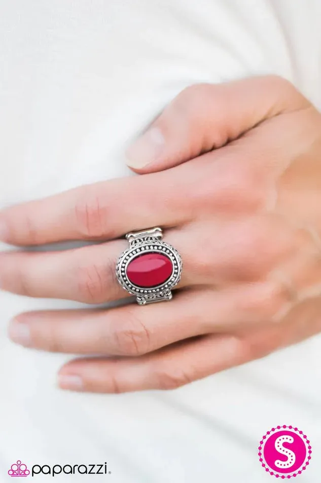 Rings Paparazzi Ring The New World Pink Paparazzi Jewelry