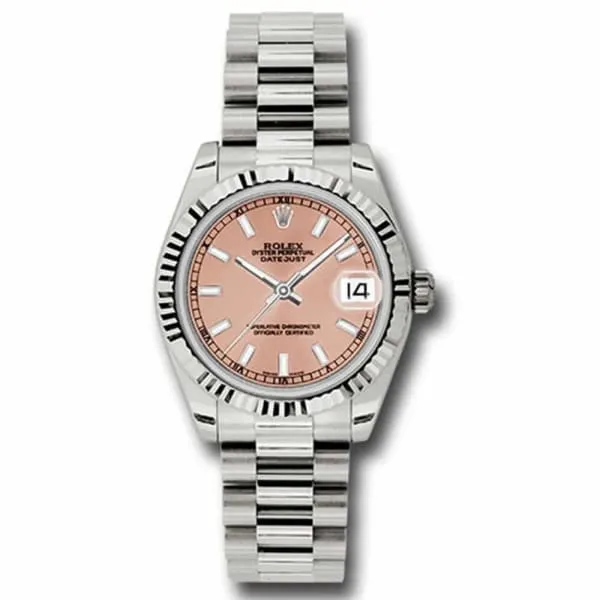 Rolex Datejust 31mm Ref 178279 pip Pink Dial 18K White Gold President Bracelet Womens Watch Rolex Bracelets Rolex Datejust 31mm Ref 178279 pip Pink Dial 18K White Gold President Bracelet Womens Watch Rolex Bracelets