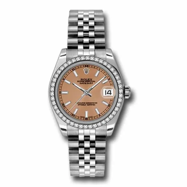Rolex Datejust 31mm Ref 1783840032 Pink Dial Diamond Bezel Stainless Steel Jubilee Bracelet Womens Watch Rolex Bracelets Rolex Datejust 31mm Ref 1783840032 Pink Dial Diamond Bezel Stainless Steel Jubilee Bracelet Womens Watch Rolex Bracelets