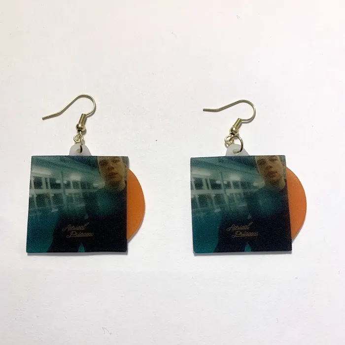 Sam Makes Things Earrings Rex Orange County Collection of Vinyl Album Handmade Earrings Sam Makes Things Earrings Rex Orange County Collection of Vinyl Album Handmade Earrings