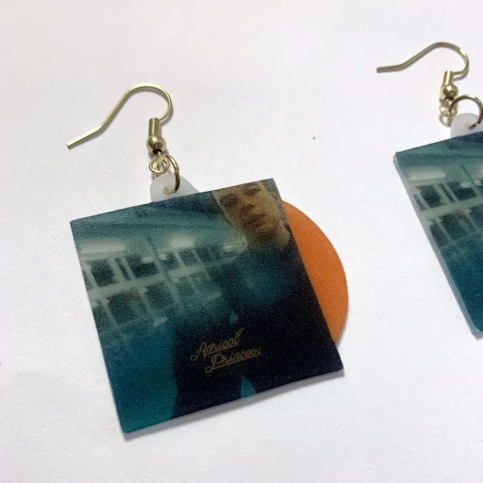 Sam Makes Things Earrings Rex Orange County Collection of Vinyl Album Handmade Earrings