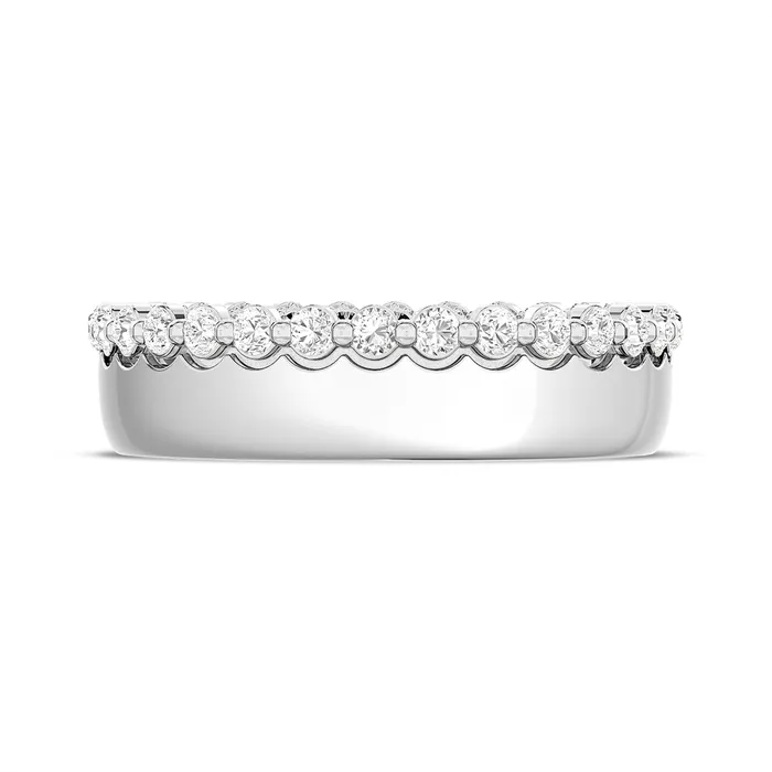 Tacori Rings Tacori 18K White Gold Diamond 6mm Band