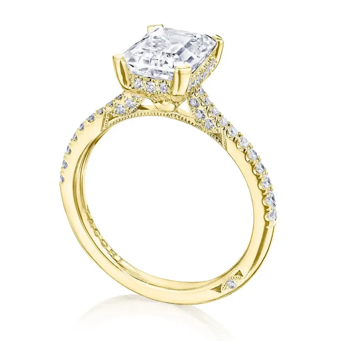 Tacori Rings Tacori 18K Yellow Gold Semi Mount Diamond Ring