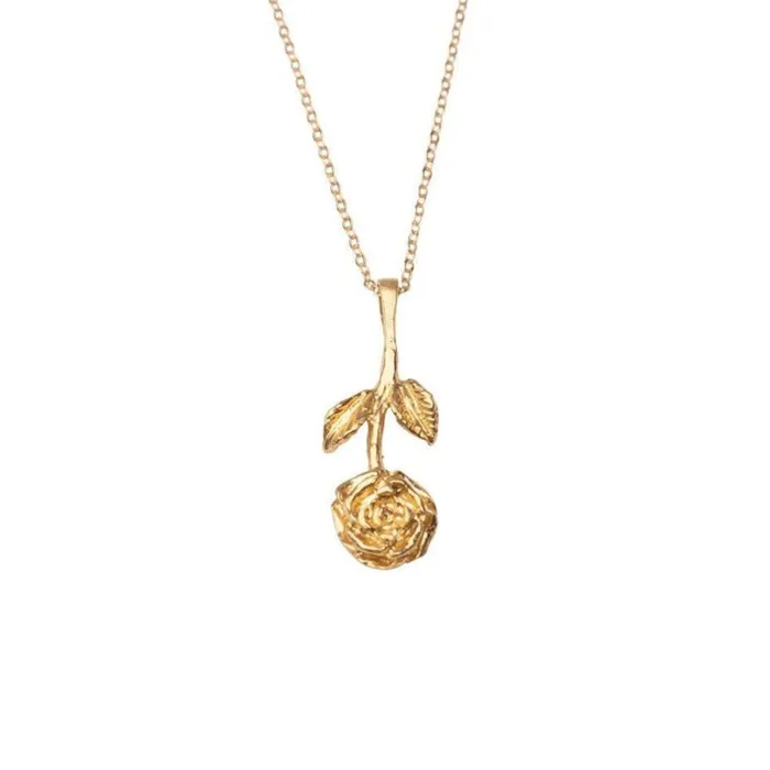 The Rose Gypsy Necklaces Gold Rose Necklace