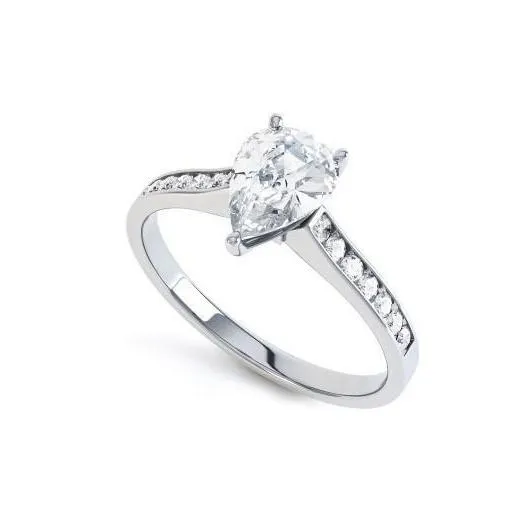 220 Carats Pear Round Natural Earth Mined Diamonds Engagement Ring White Gold 14K GB Rings 220 Carats Pear Round Natural Earth Mined Diamonds Engagement Ring White Gold 14K GB Rings