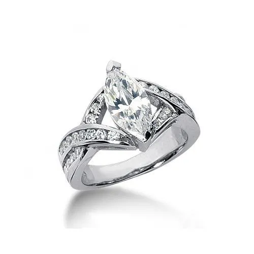 261 Carat Natural Earth Mined Diamonds Marquise Cut Engagement Ring White Gold GB Rings 261 Carat Natural Earth Mined Diamonds Marquise Cut Engagement Ring White Gold GB Rings