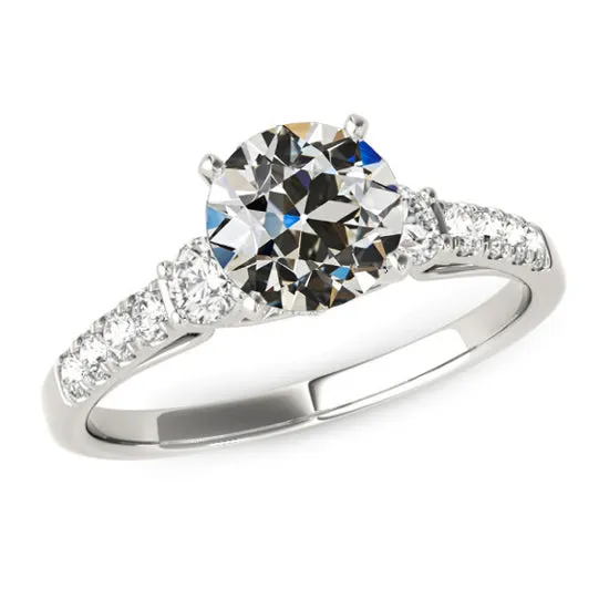 4 Carats Round Old Mine Cut Real Natural Earth Mined Diamond Ring Gold Womens Jewelry HarryChadEntcom Rings 4 Carats Round Old Mine Cut Real Natural Earth Mined Diamond Ring Gold Womens Jewelry HarryChadEntcom Rings