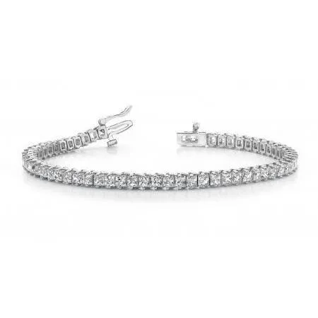 9 Carats Prong Set Natural Earth Mined Diamond Tennis Bracelet Gold Jewelry New GB Bracelets 9 Carats Prong Set Natural Earth Mined Diamond Tennis Bracelet Gold Jewelry New GB Bracelets