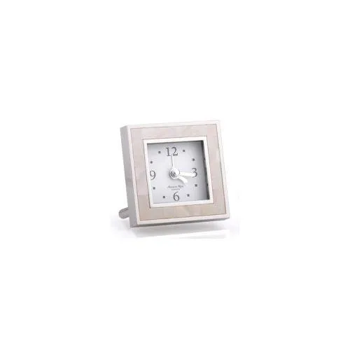 Addison Ross Rings Addison Ross MOP SilverPlated Alarm Clock