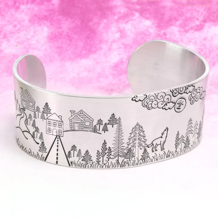 Aluminum Bracelet Blank 152mm 6 x 25mm 1 14 Gauge IA Bracelets