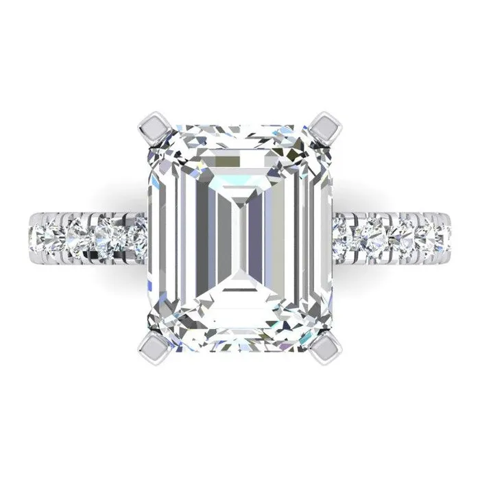 Big Emerald Lab Grown Diamond Engagement Ring HarryChadEntcom Rings Big Emerald Lab Grown Diamond Engagement Ring HarryChadEntcom Rings