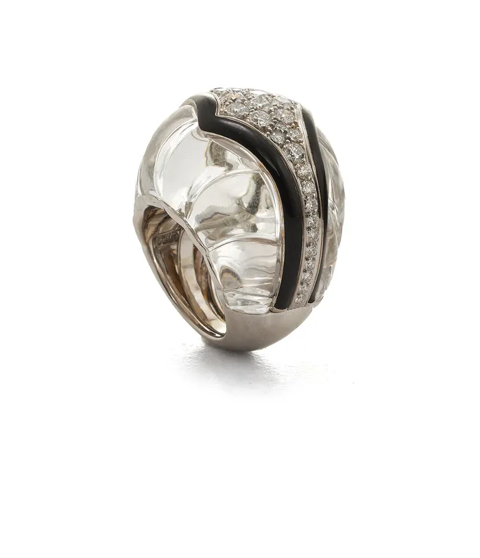 Black Tie Ring David Webb Workshop Rings