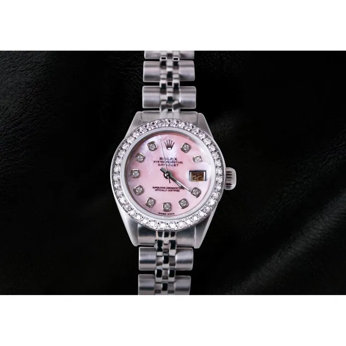 Bracelets GB Rolex Datejust Ss Jubilee Bracelet Pink Mop Diamond Dial Ladies Watch Bracelets GB Rolex Datejust Ss Jubilee Bracelet Pink Mop Diamond Dial Ladies Watch
