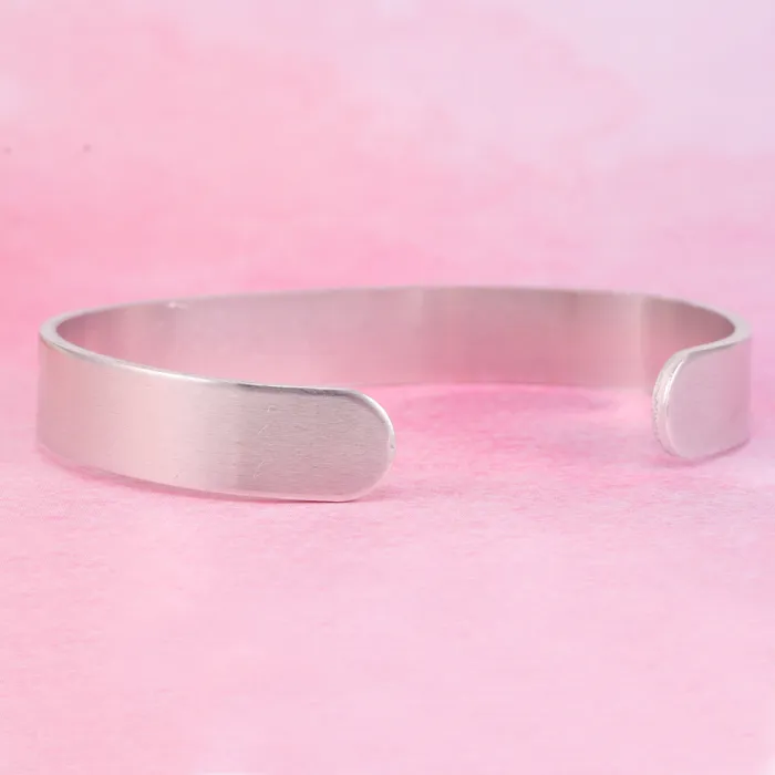 Bracelets IA Aluminum Bracelet Blank 152mm 6 x 95mm 38 14 Gauge Pack of 4