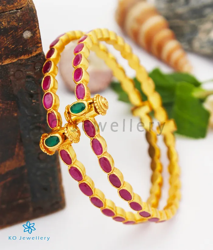 Bracelets Silversmith The Parna Silver Kemp Bracelet RedSize 22242628