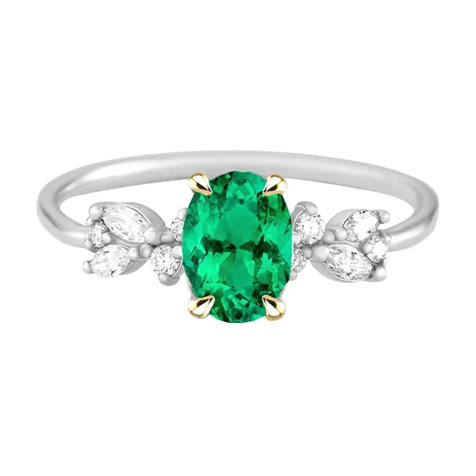 Dainty Oval Gemstone Ring Green Emerald Diamond Jewelry HarryChadEntcom Rings Dainty Oval Gemstone Ring Green Emerald Diamond Jewelry HarryChadEntcom Rings