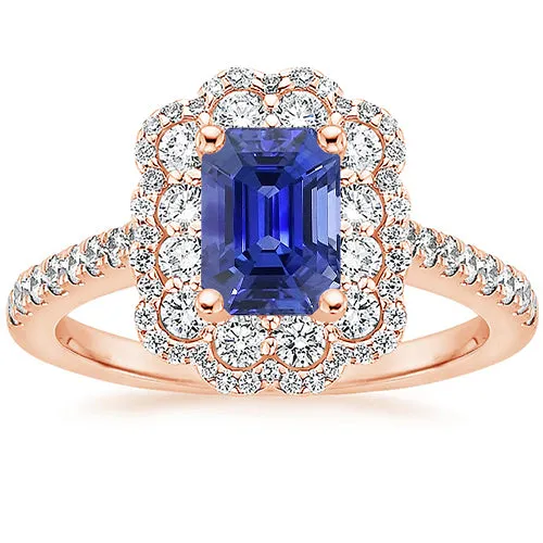 Double Halo Ring Emerald Sri Lankan Sapphire Natural Earth Mined Diamond 5 Carats HarryChadEntcom Rings Double Halo Ring Emerald Sri Lankan Sapphire Natural Earth Mined Diamond 5 Carats HarryChadEntcom Rings