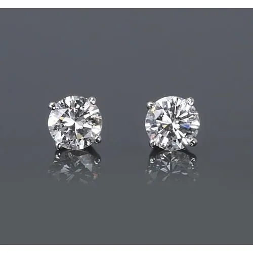 Earrings GB Natural Earth Mined Diamond Stud Earring 150 Carats