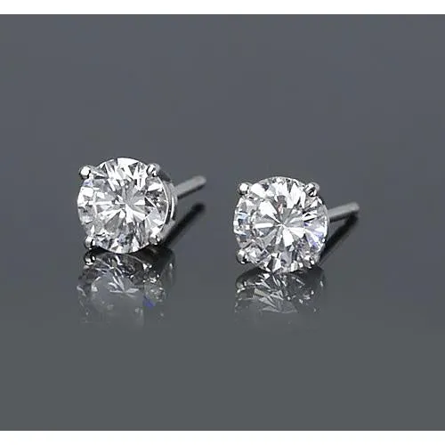 Earrings GB Natural Earth Mined Diamond Stud Earring 150 Carats