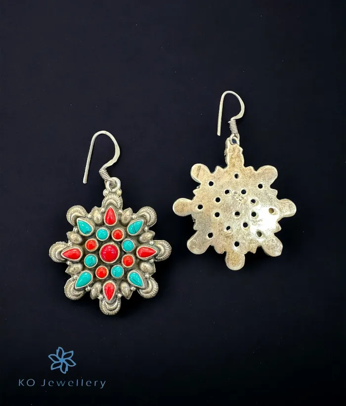 Earrings Gemstone The Adviti Silver Gemstone Earrings