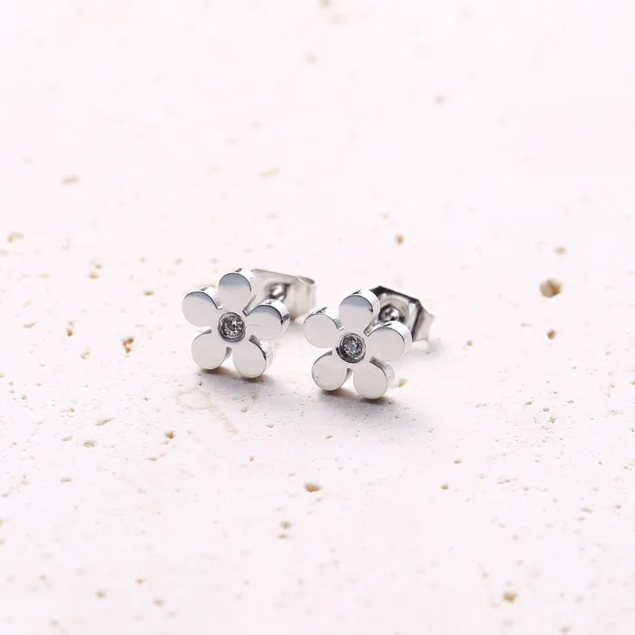 Earrings Hey Happiness ForgetMeNot Stud Earrings Silver Earrings Hey Happiness ForgetMeNot Stud Earrings Silver