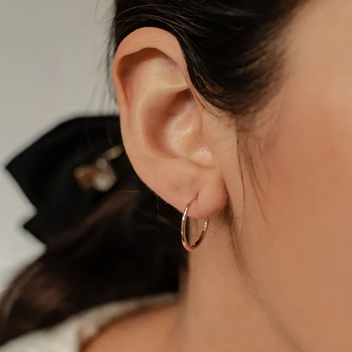 Earrings Hey Happiness Slim Hoop Earrings Sterling Silver Gold Earrings Hey Happiness Slim Hoop Earrings Sterling Silver Gold