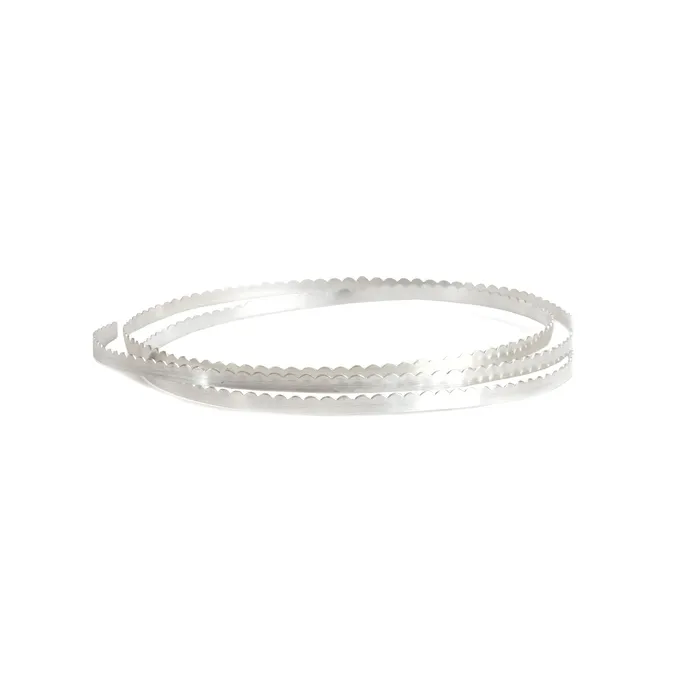 Fine Silver 32mm Scalloped Bezel Wire 28 Gauge 24 Length HS Rings