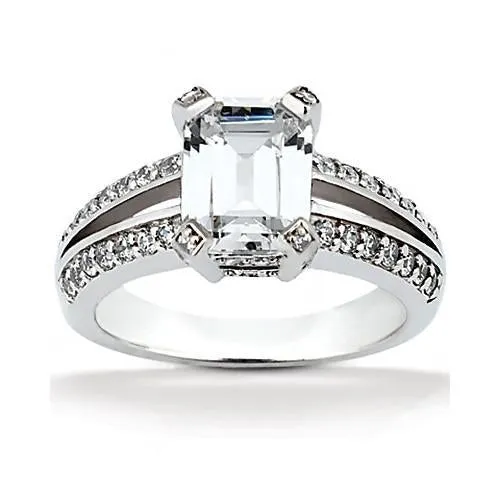 GB 260 Carat Big Natural Earth Mined Diamond Solitaire With Accents Engagement Ring Rings GB 260 Carat Big Natural Earth Mined Diamond Solitaire With Accents Engagement Ring Rings